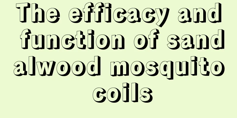 The efficacy and function of sandalwood mosquito coils