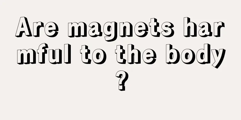 Are magnets harmful to the body?