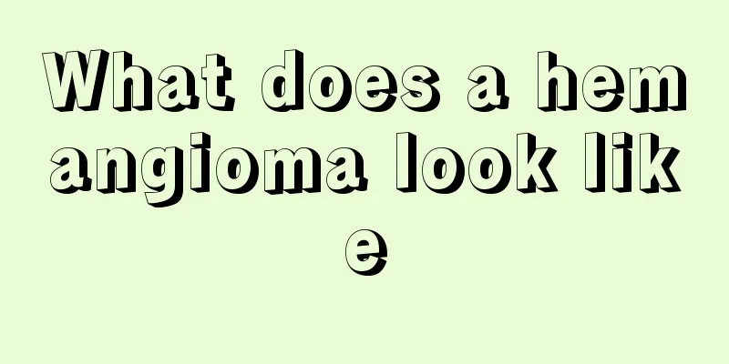 What does a hemangioma look like