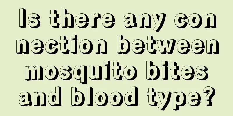 Is there any connection between mosquito bites and blood type?