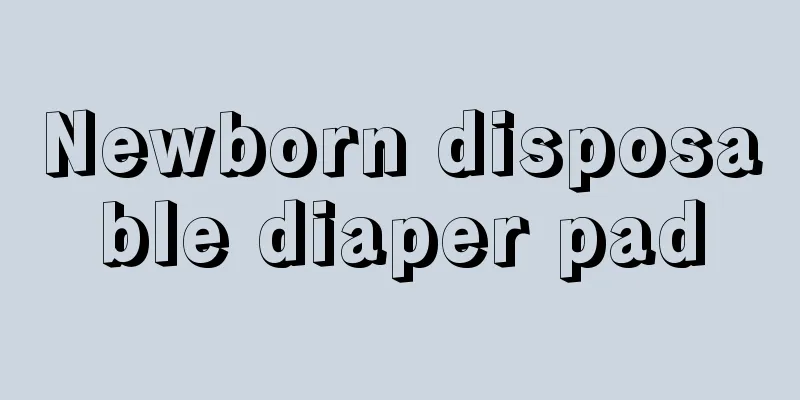 Newborn disposable diaper pad