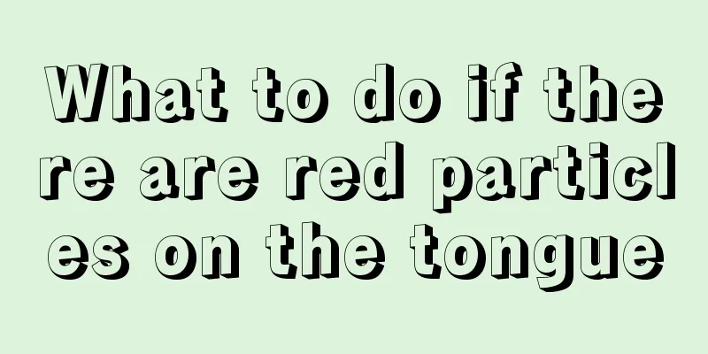 What to do if there are red particles on the tongue