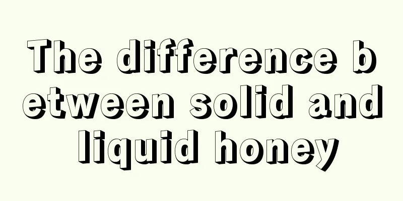 The difference between solid and liquid honey