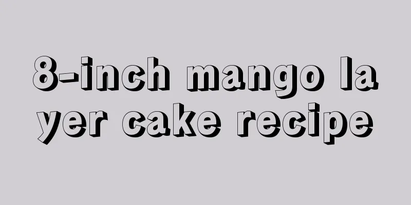8-inch mango layer cake recipe
