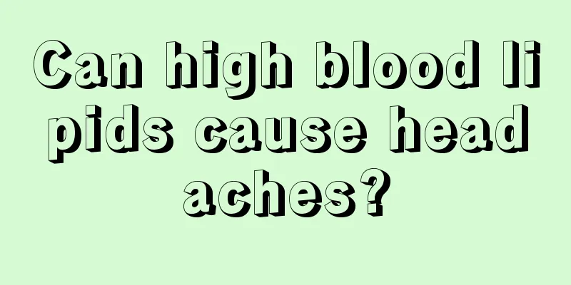 Can high blood lipids cause headaches?