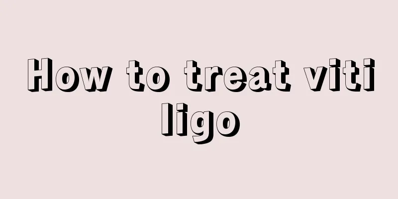 How to treat vitiligo