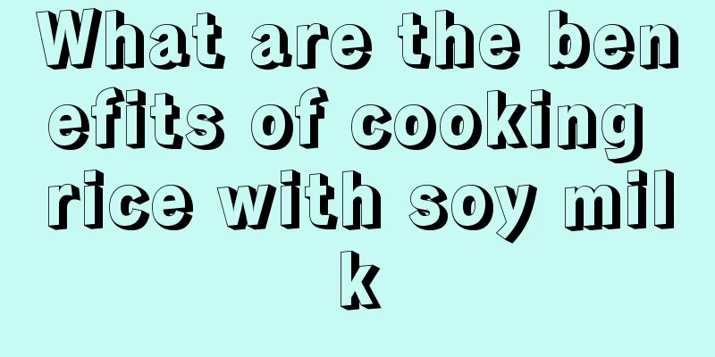 What are the benefits of cooking rice with soy milk