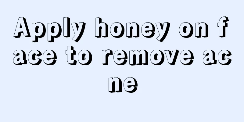 Apply honey on face to remove acne