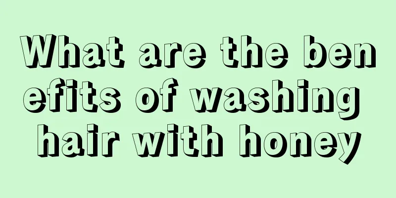 What are the benefits of washing hair with honey