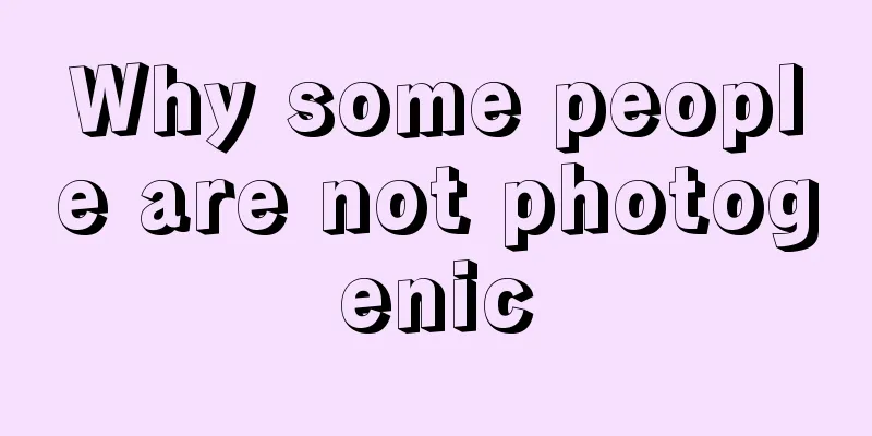 Why some people are not photogenic