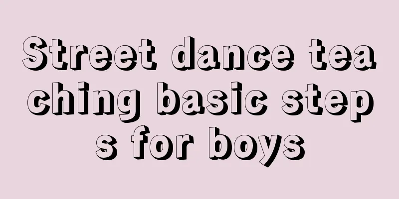 Street dance teaching basic steps for boys