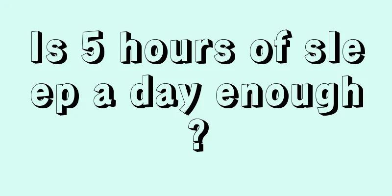 Is 5 hours of sleep a day enough?