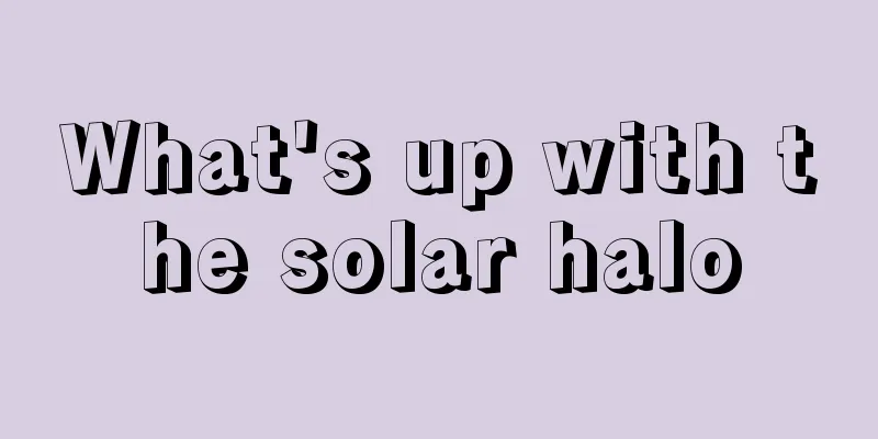 What's up with the solar halo