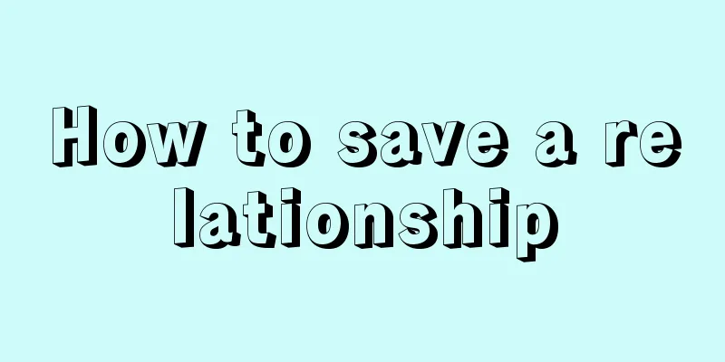 How to save a relationship