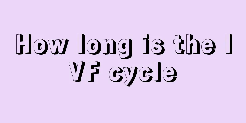 How long is the IVF cycle