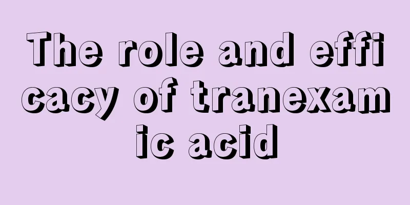 The role and efficacy of tranexamic acid