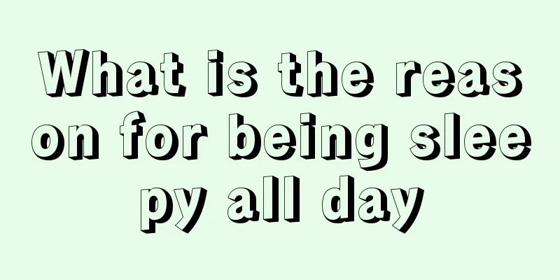 What is the reason for being sleepy all day