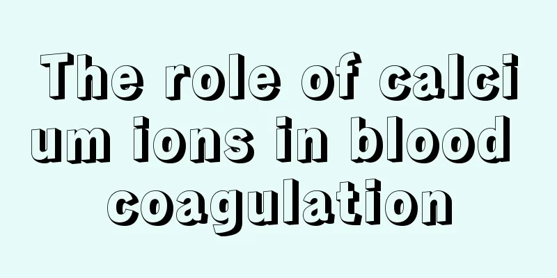 The role of calcium ions in blood coagulation