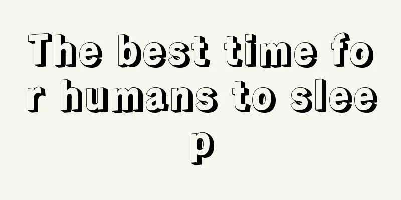 The best time for humans to sleep
