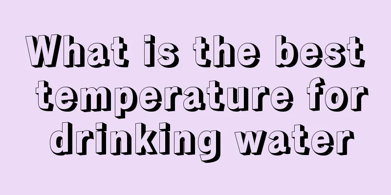 What is the best temperature for drinking water