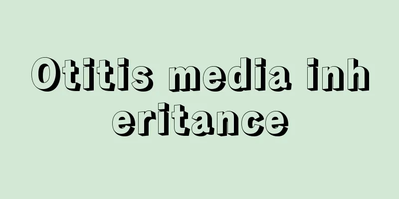 Otitis media inheritance
