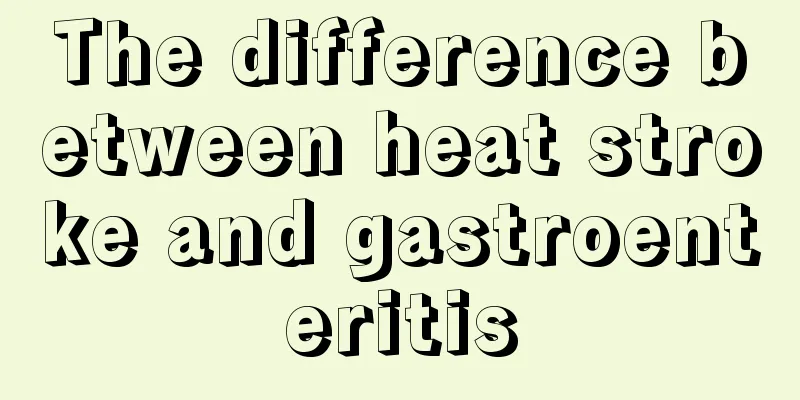 The difference between heat stroke and gastroenteritis