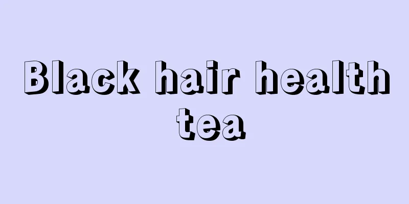 Black hair health tea