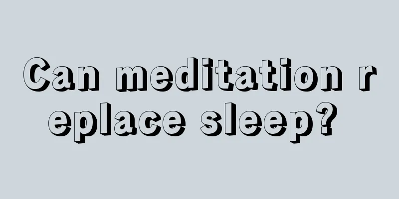 Can meditation replace sleep? 