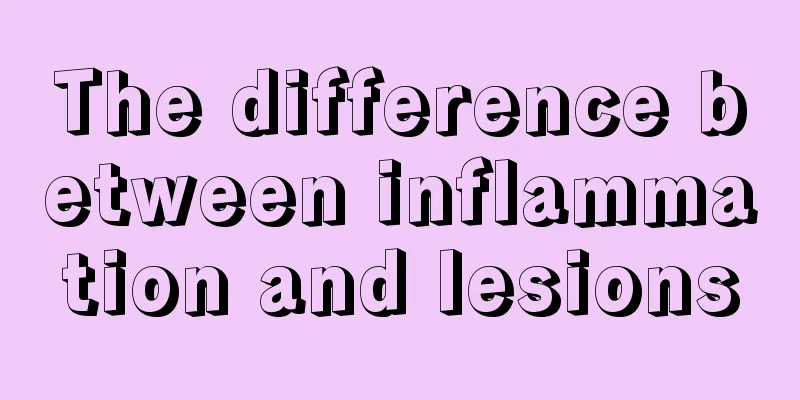 The difference between inflammation and lesions