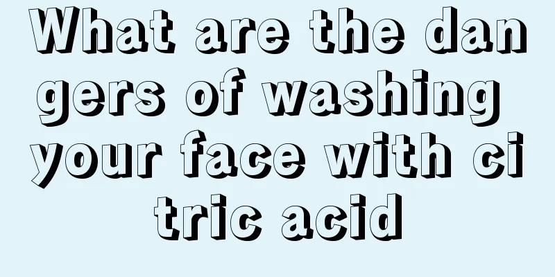 What are the dangers of washing your face with citric acid