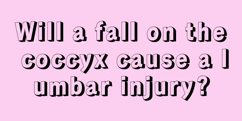 Will a fall on the coccyx cause a lumbar injury?