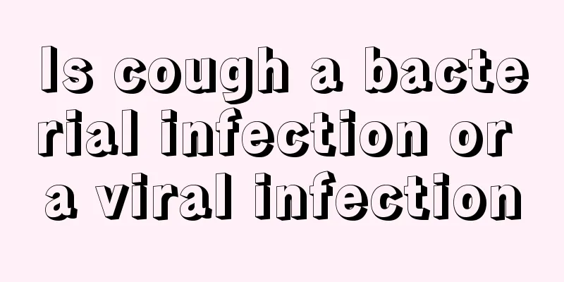 Is cough a bacterial infection or a viral infection