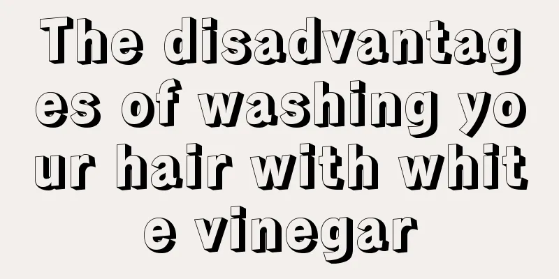The disadvantages of washing your hair with white vinegar