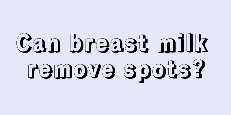 Can breast milk remove spots?