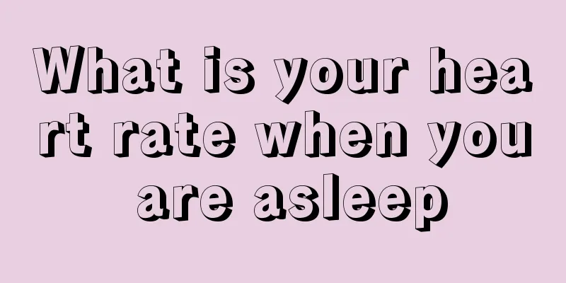 What is your heart rate when you are asleep