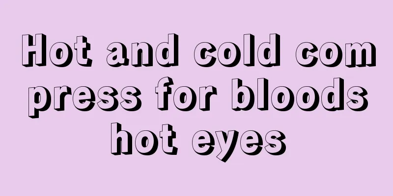 Hot and cold compress for bloodshot eyes