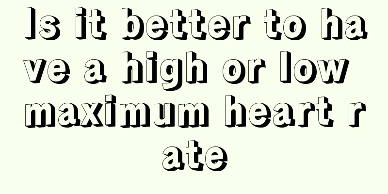 Is it better to have a high or low maximum heart rate