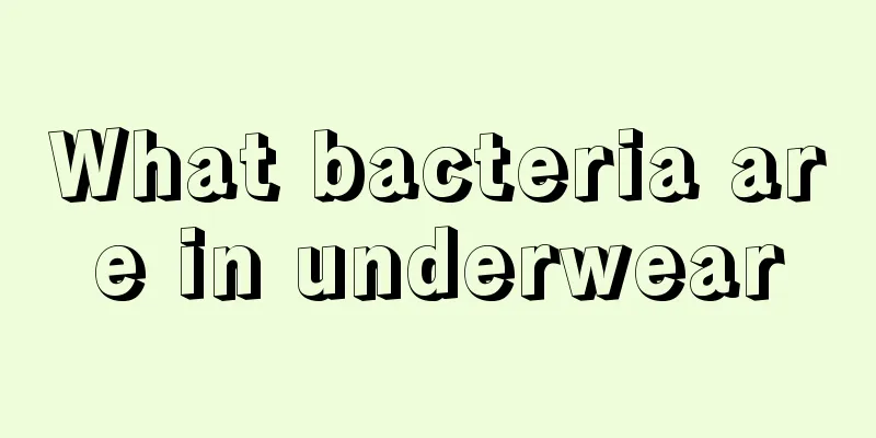 What bacteria are in underwear