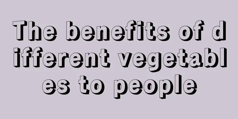 The benefits of different vegetables to people