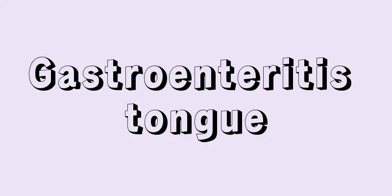 Gastroenteritis tongue