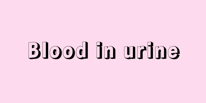 Blood in urine
