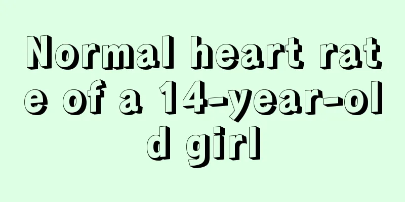 Normal heart rate of a 14-year-old girl