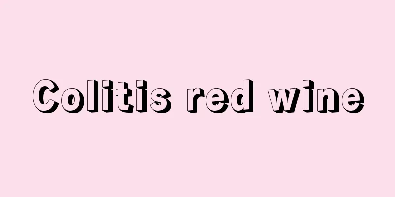 Colitis red wine
