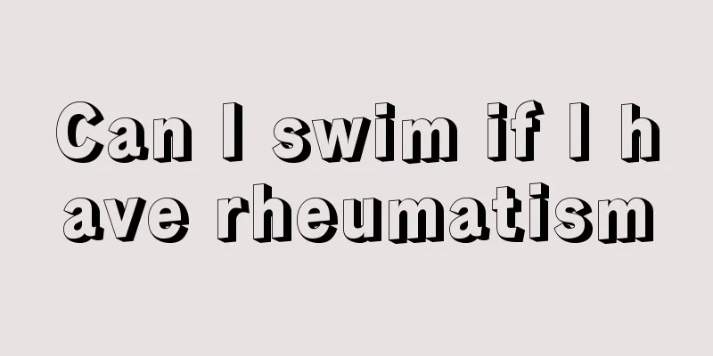 Can I swim if I have rheumatism