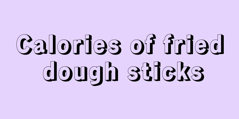 Calories of fried dough sticks