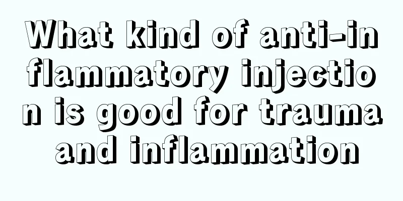 What kind of anti-inflammatory injection is good for trauma and inflammation