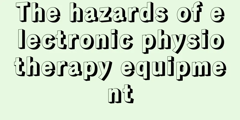 The hazards of electronic physiotherapy equipment