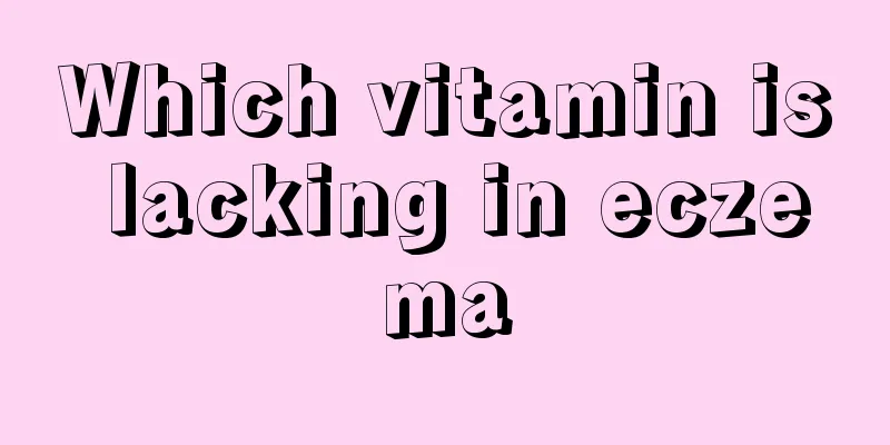 Which vitamin is lacking in eczema