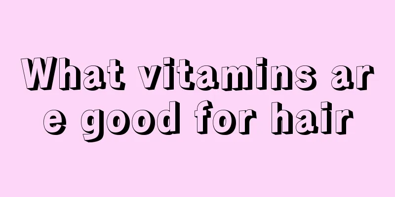What vitamins are good for hair