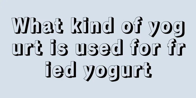 What kind of yogurt is used for fried yogurt